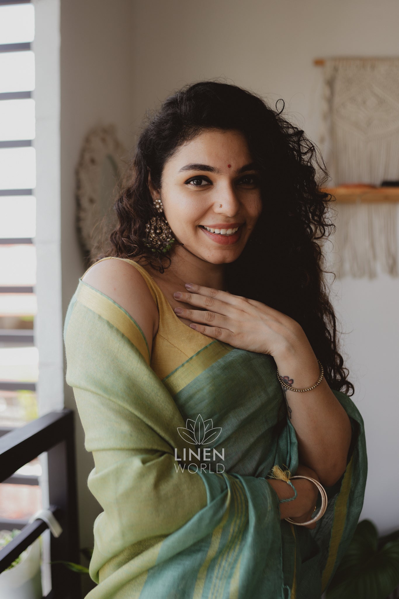 Tanishka - Pista Green