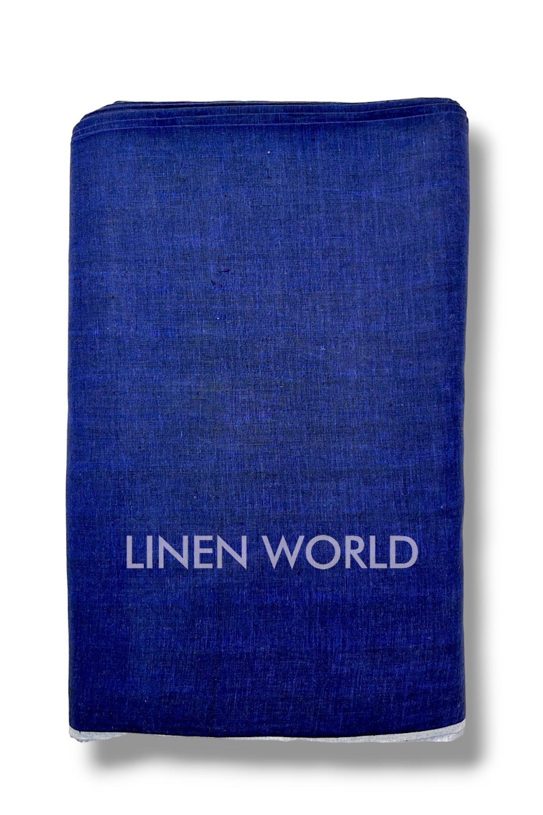 navy blue pure linen 60 lea shirting fabric - linenworldonline.in