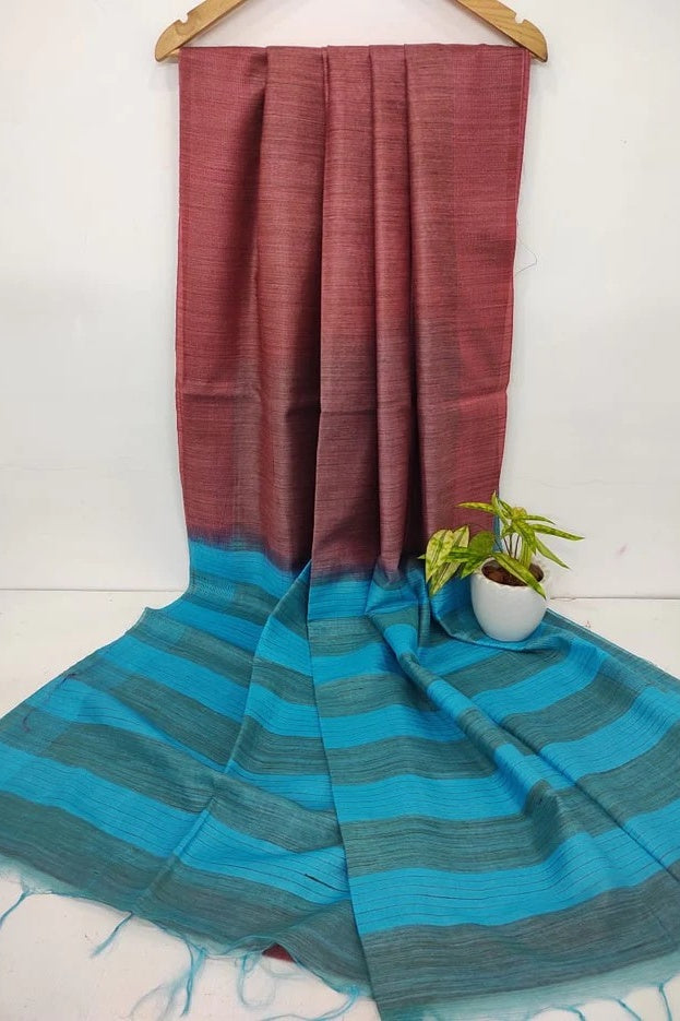 kota banswara soft silk tie dye saree - linenworldonline.in
