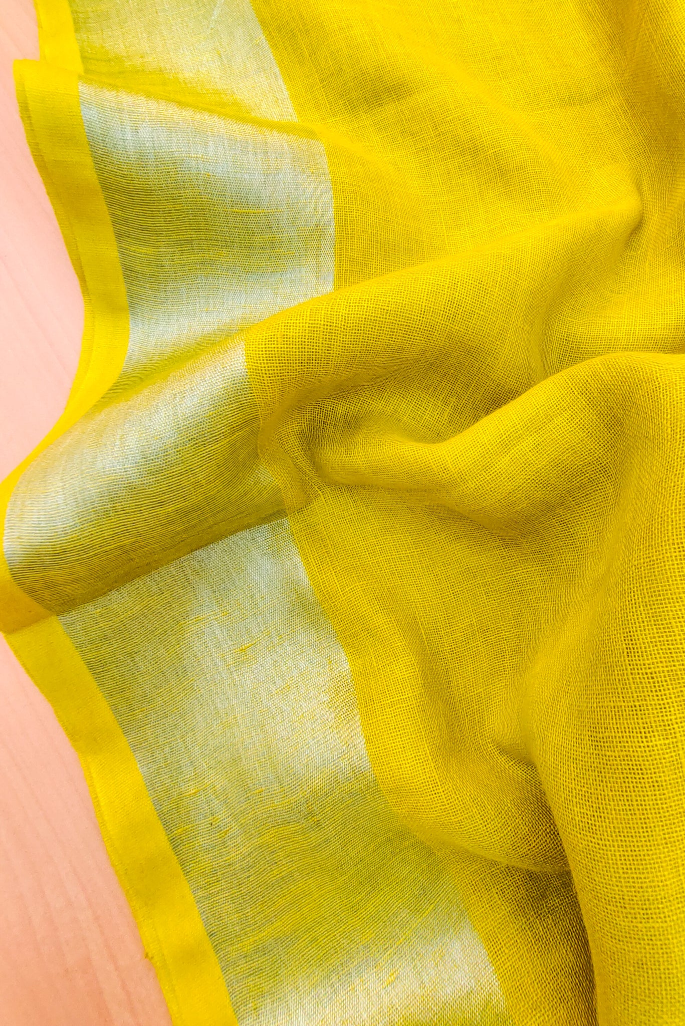 yasmin - pure linen saree | linenworldonline.in