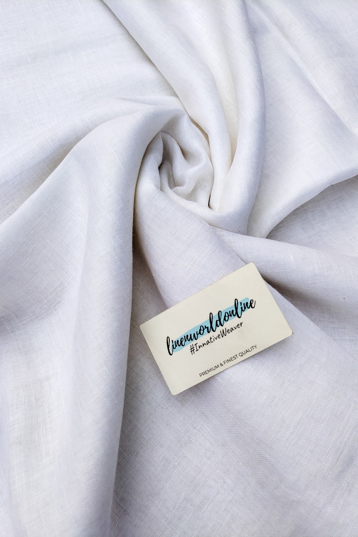 white pure linen saree - linenworldonline.in