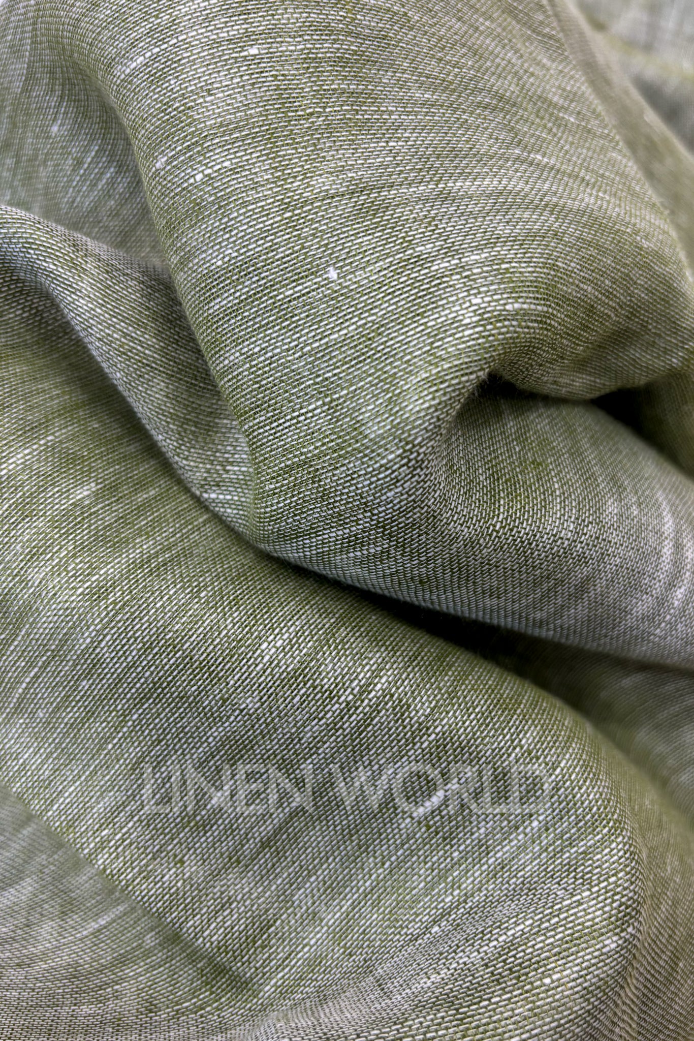 green handwoven pure linen saree - linenworldonline.in