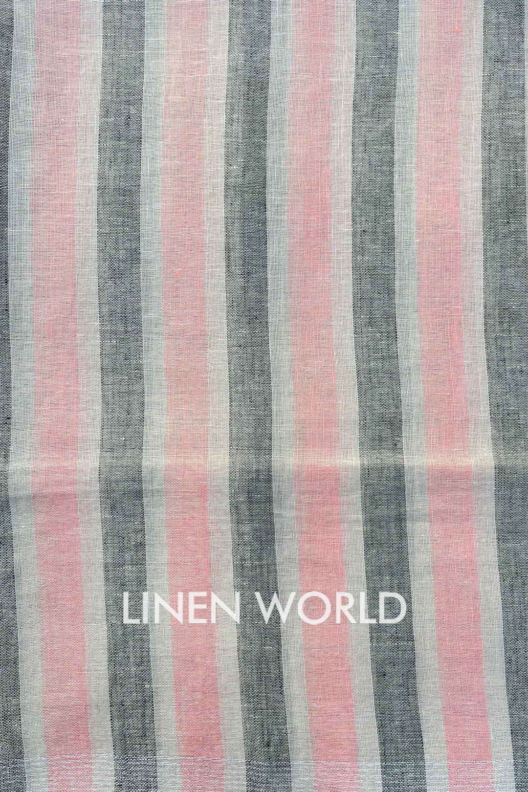 eloise: pure linen stripe woven dupatta - linenworldonline.in