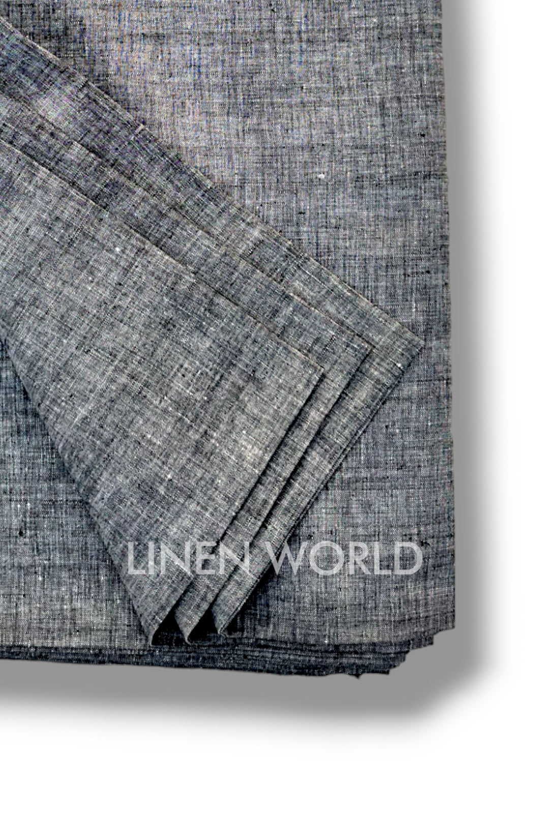 grey pure linen 60 lea shirting fabric - linenworldonline.in