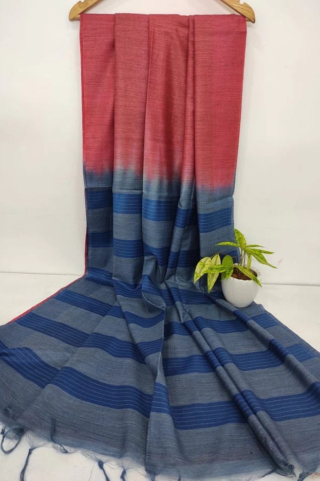 kota banswara soft silk tie dye saree - linenworldonline.in