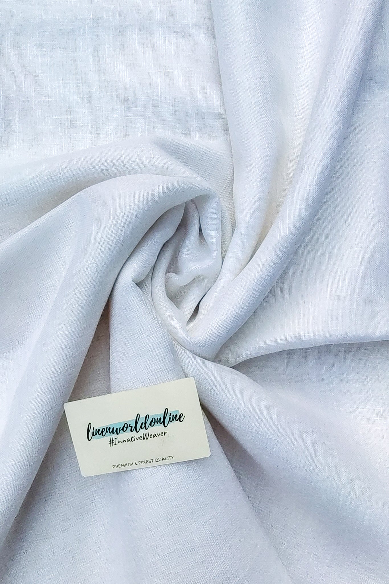 white pure linen saree - linenworldonline.in